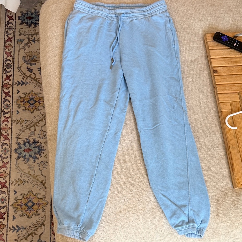 Aerie Sky Blue Knit Joggers